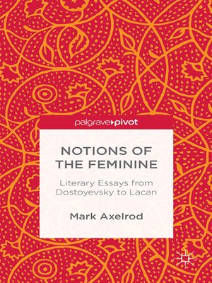 cover image of Notions of the Feminine